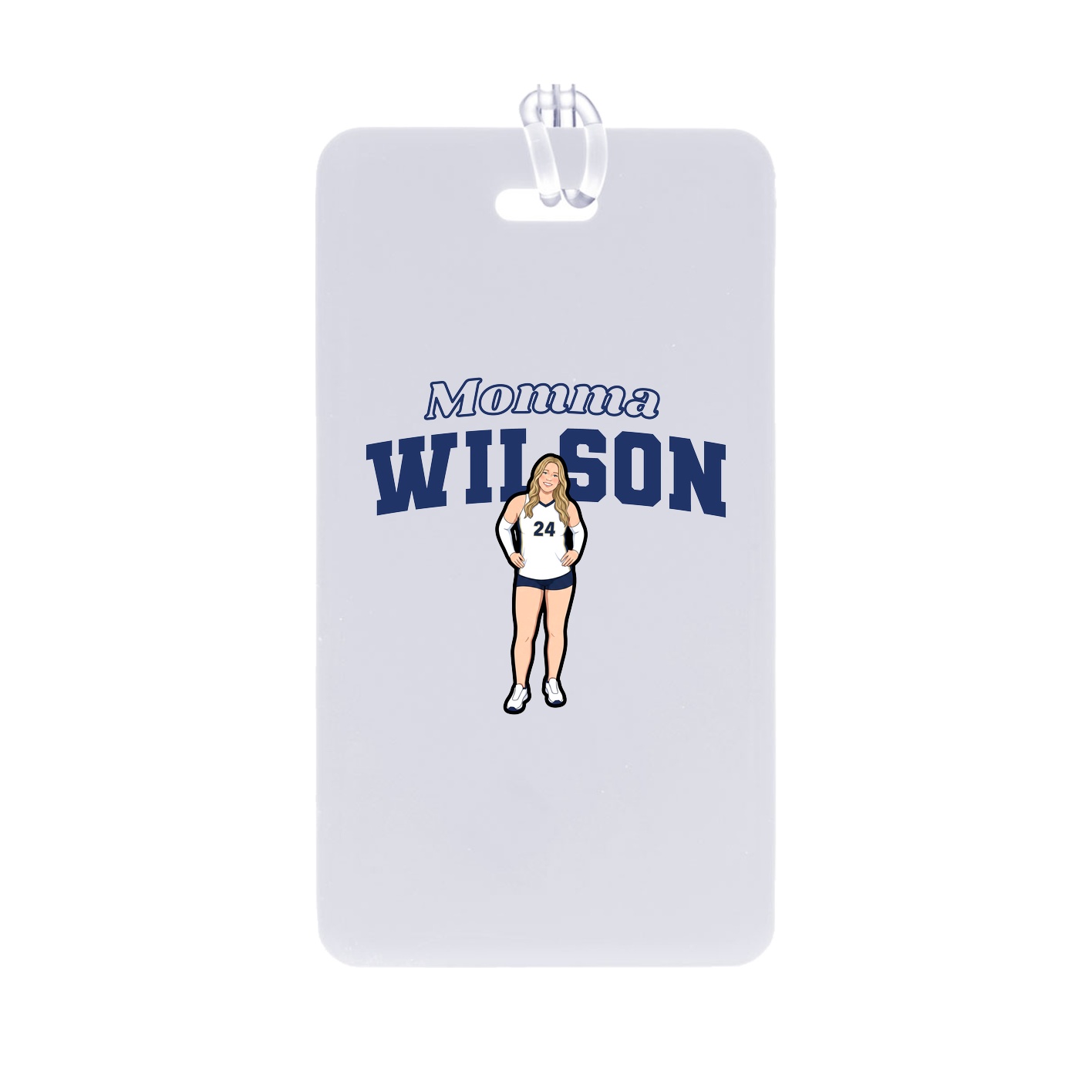 Bag Tag — Mothers Day Block in Classic