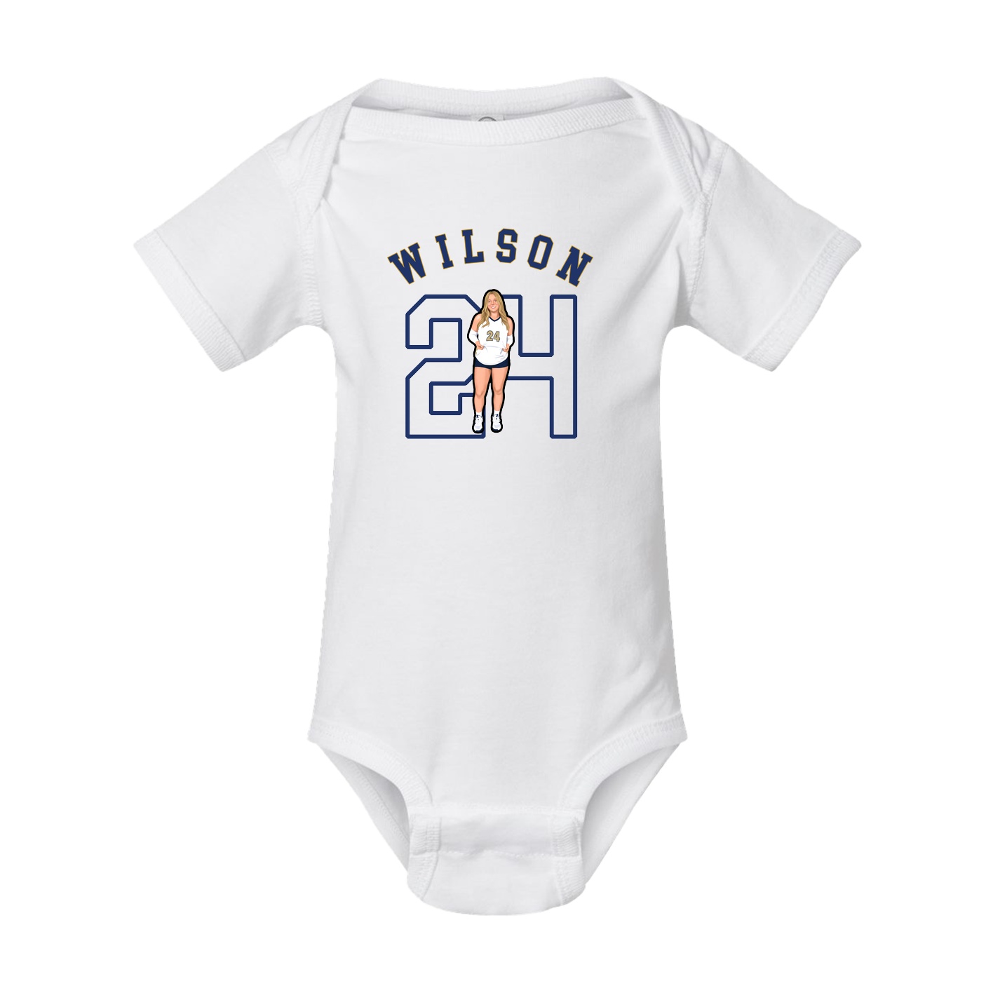 Baby Onesie — Shirsey Arch in White