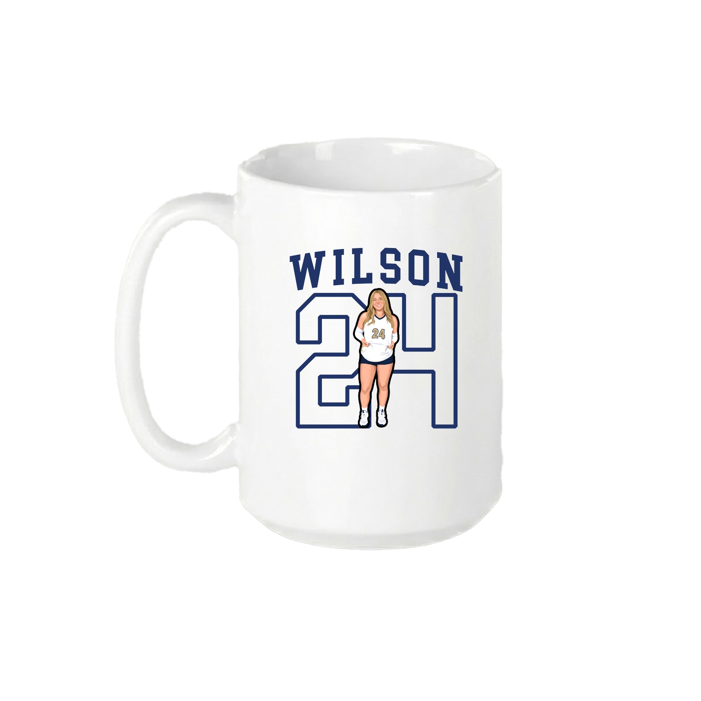 15oz Coffee Mug — Shirsey in White