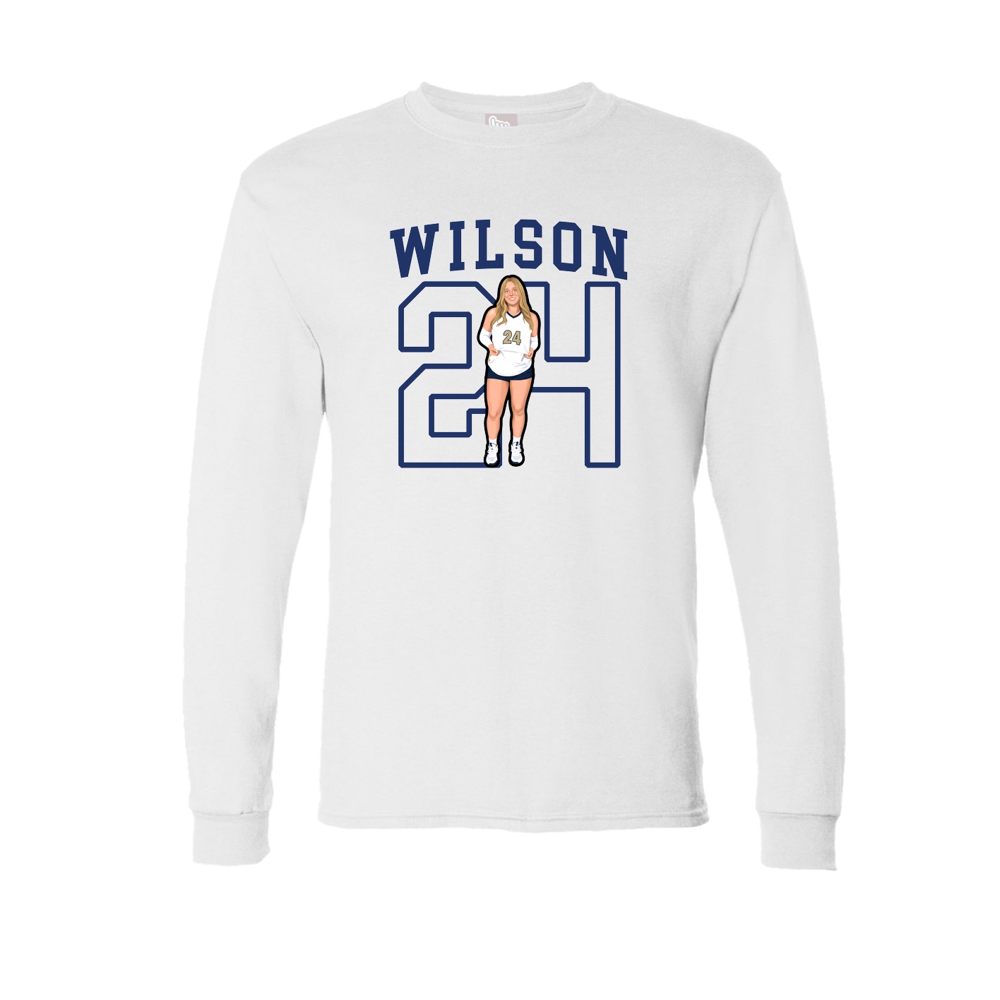 Long Sleeve Tee — Shirsey in White
