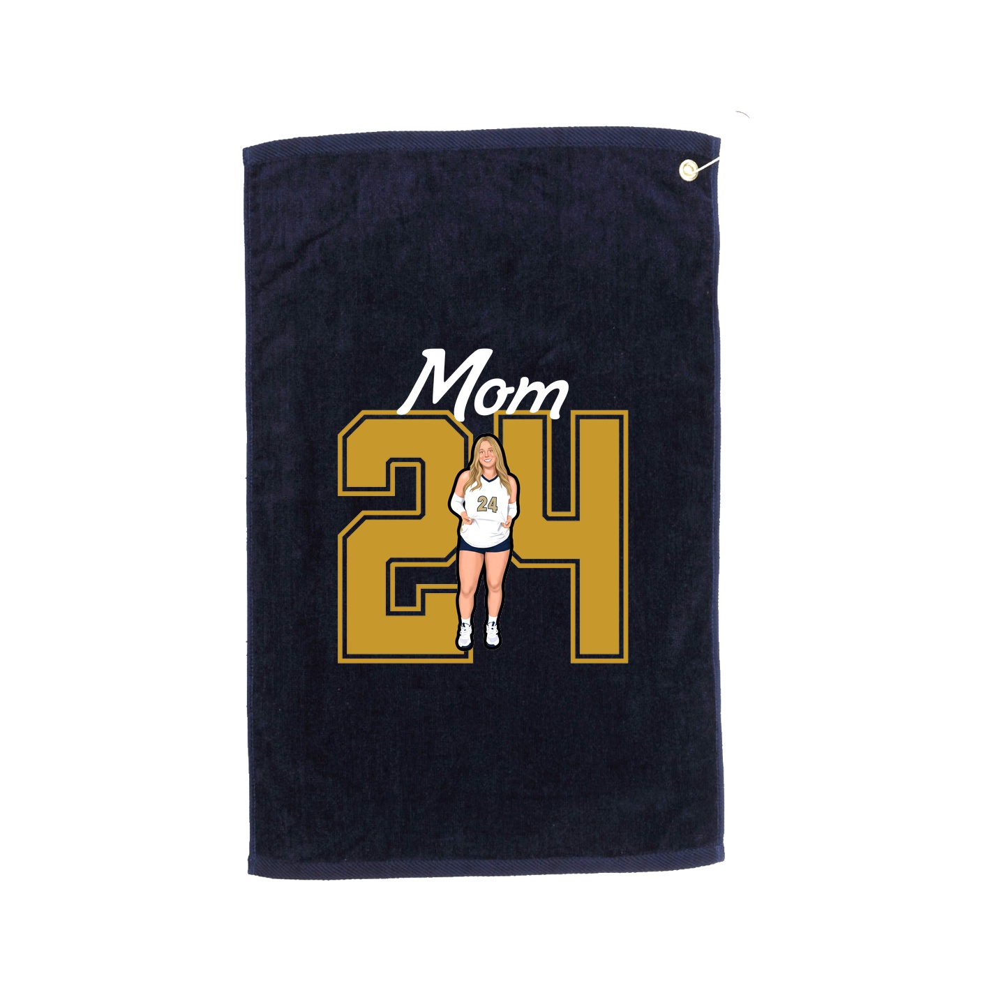 Golf Towel — Mothers Day Shirsey in Navy
