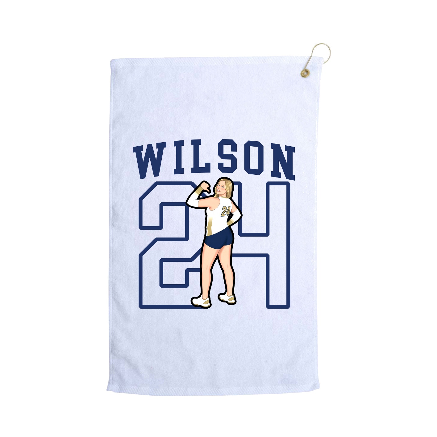Golf Towel — Shirsey in White