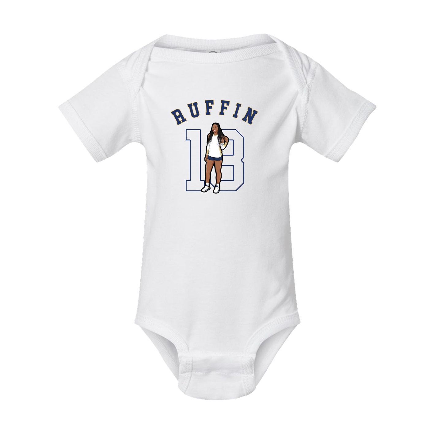 Baby Onesie — Shirsey Arch in White