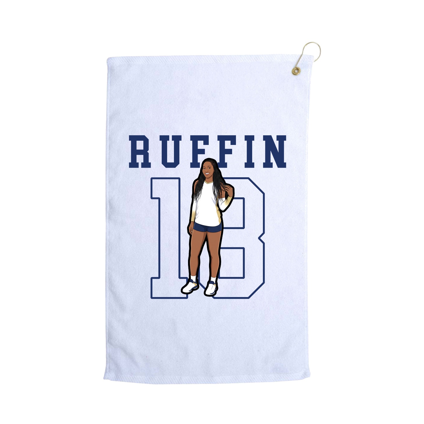 Golf Towel — Shirsey in White