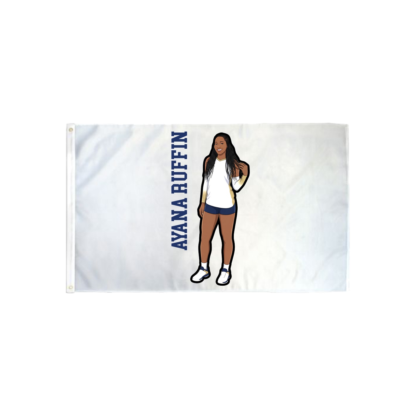 3x5 Flag — Name Vertical in Classic