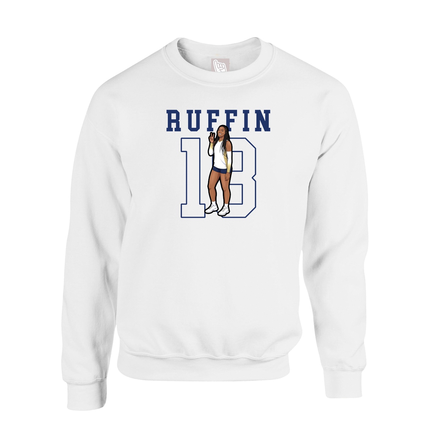 Fleece Crew — Shirsey in White