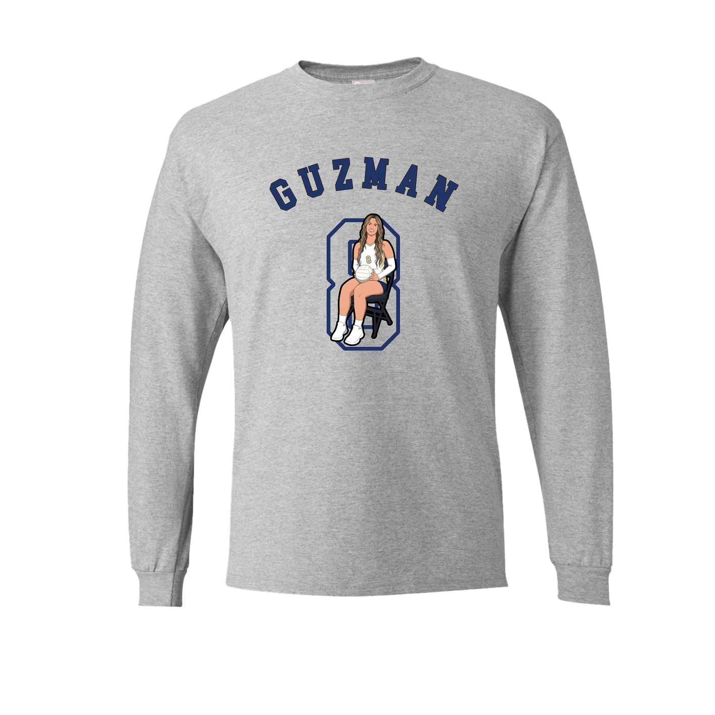Long Sleeve Tee — Shirsey Arch in Grey