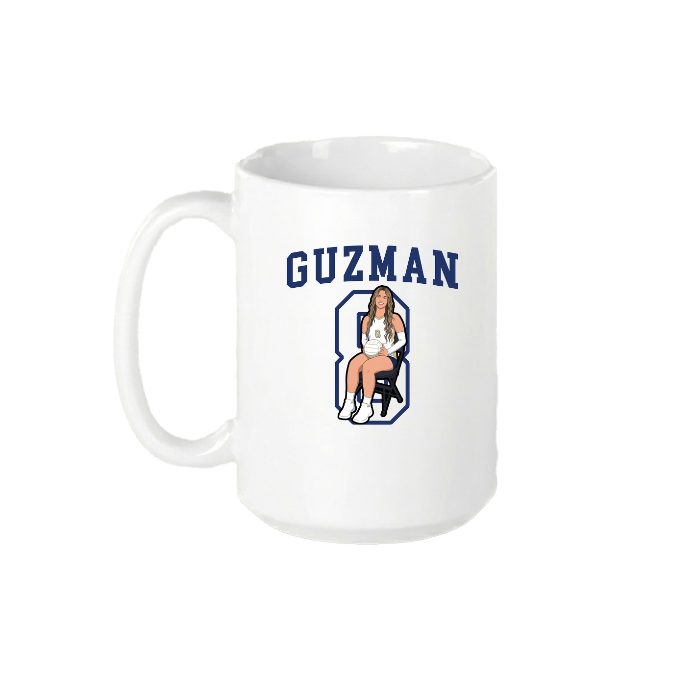 15oz Coffee Mug — Shirsey in White