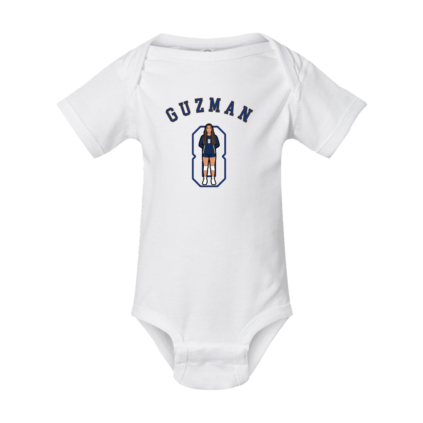 Baby Onesie — Shirsey Arch in White