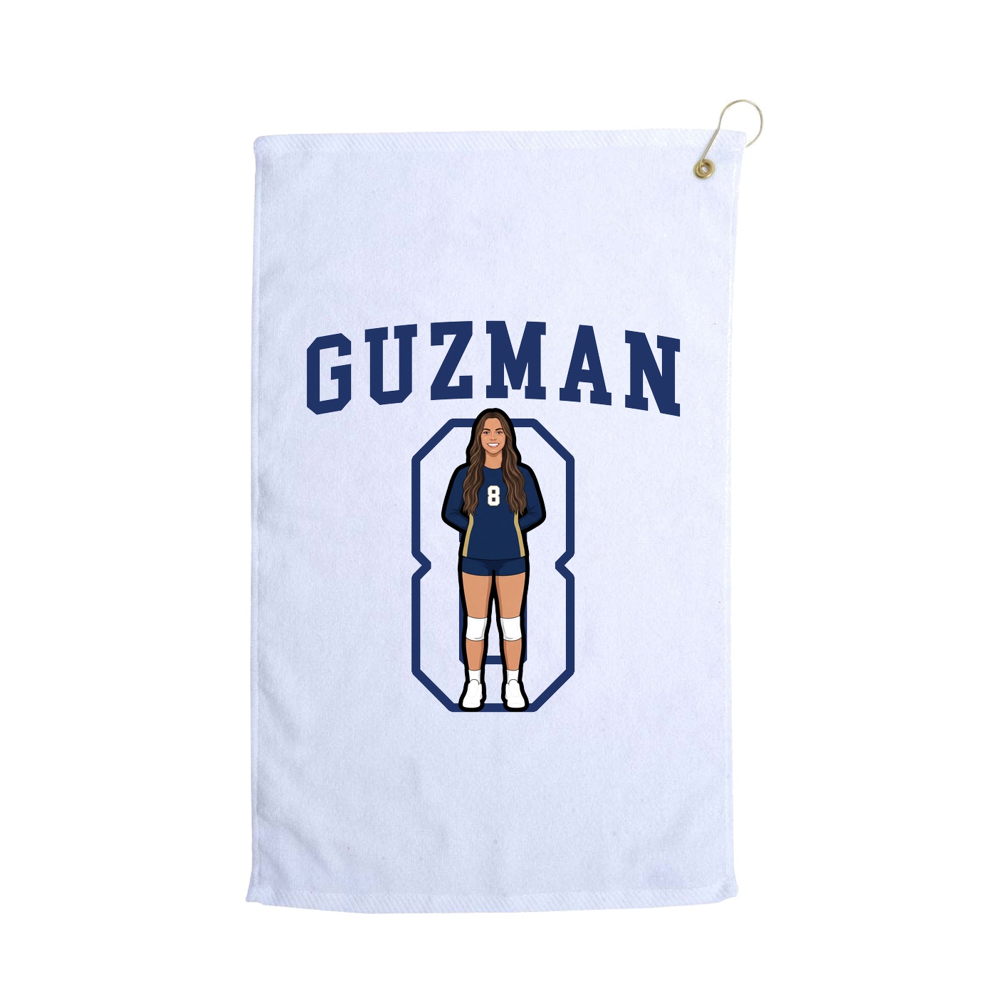 Golf Towel — Shirsey in White