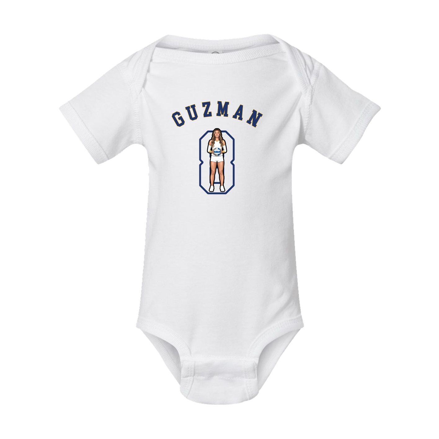 Baby Onesie — Shirsey Arch in White