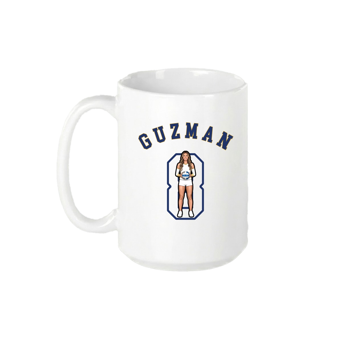 15oz Coffee Mug — Shirsey Arch in White