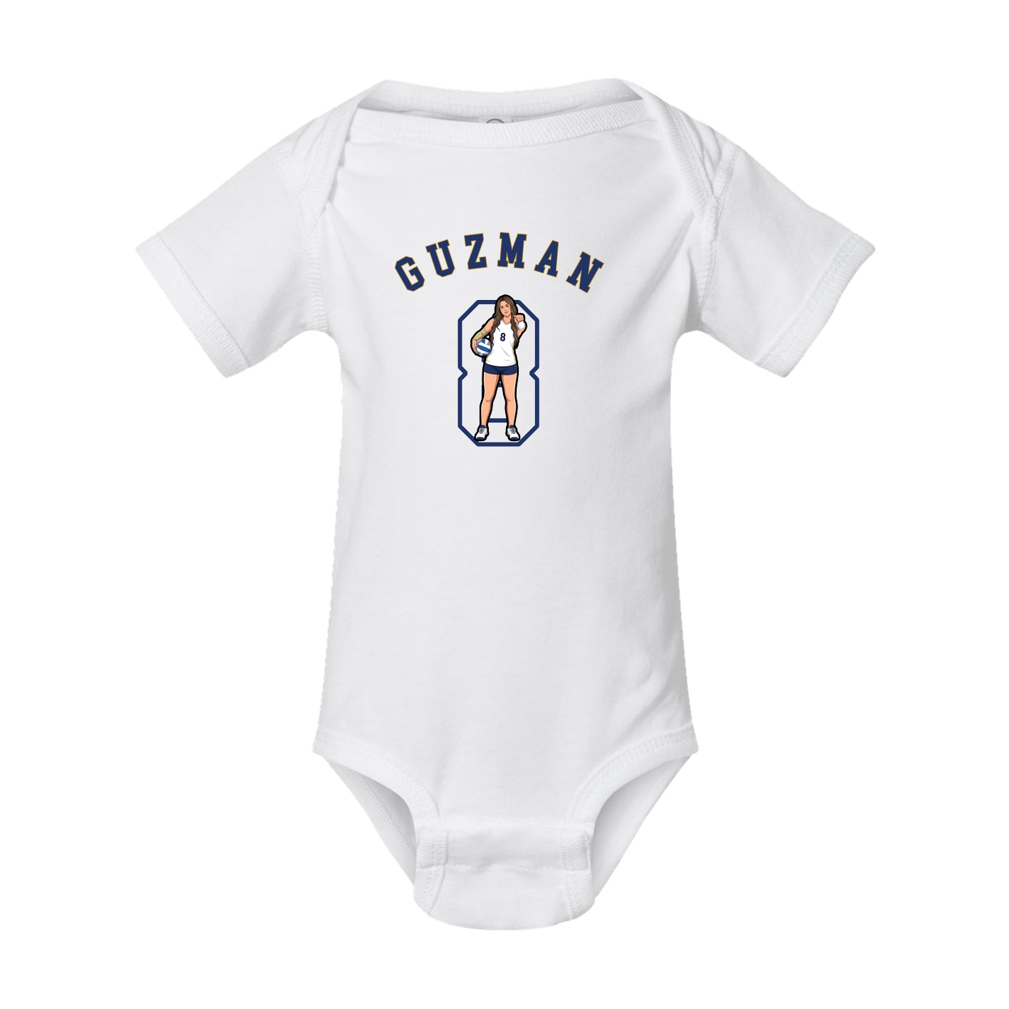 Baby Onesie — Shirsey Arch in White