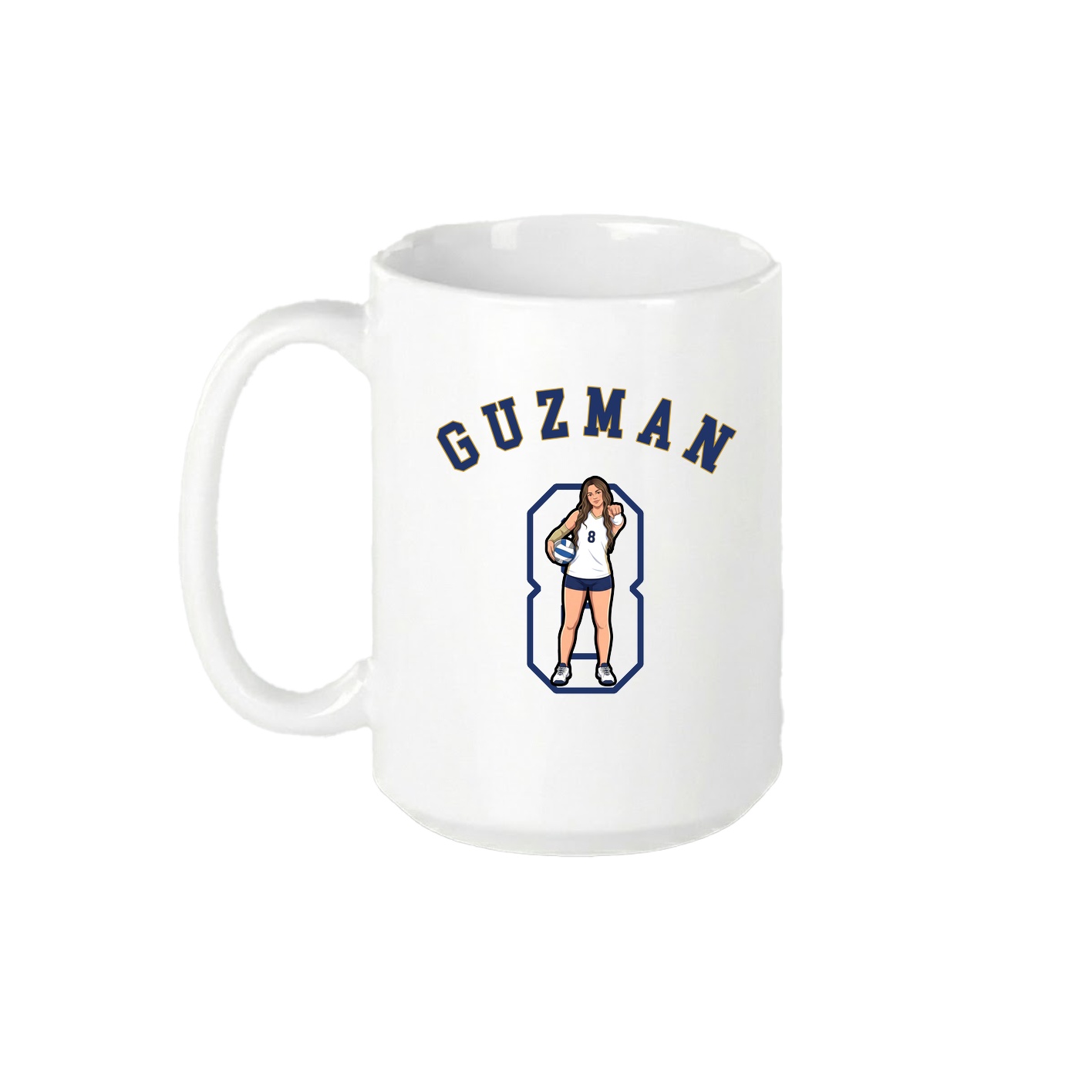 15oz Coffee Mug — Shirsey Arch in White