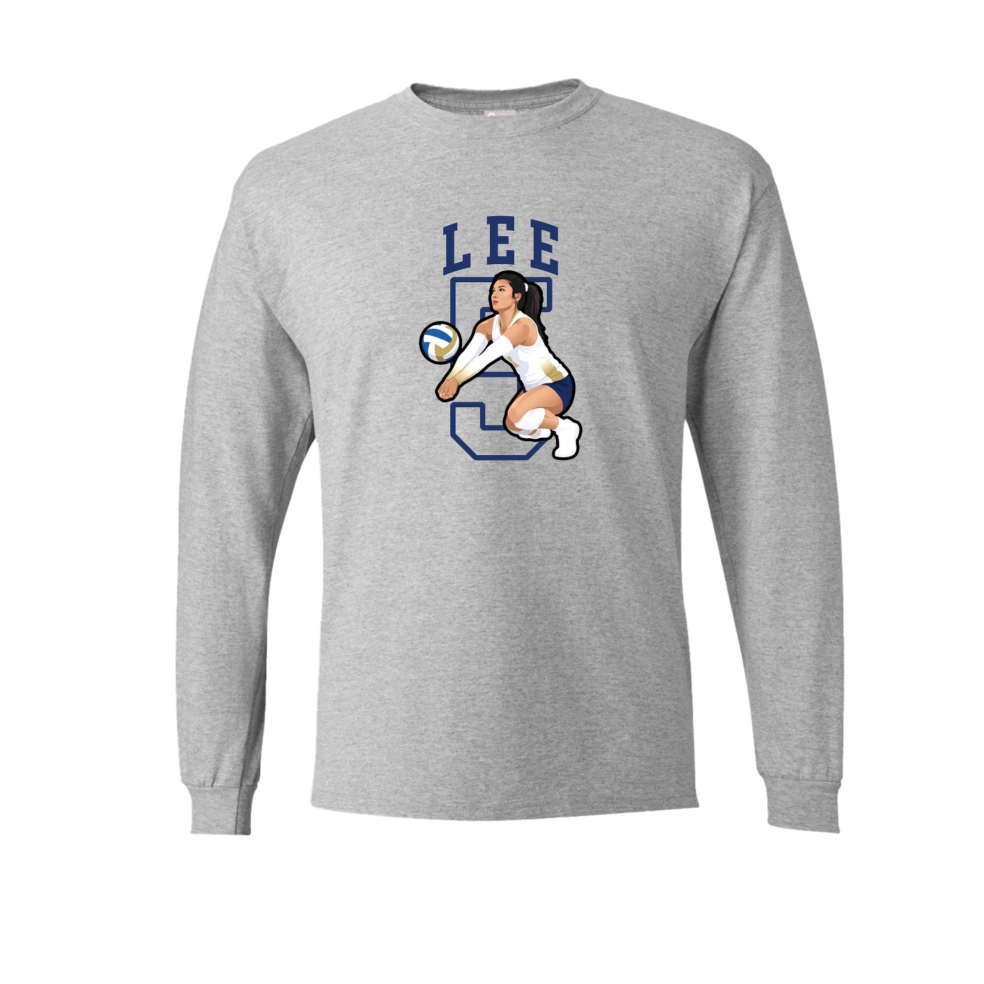 Long Sleeve Tee — Shirsey in Grey