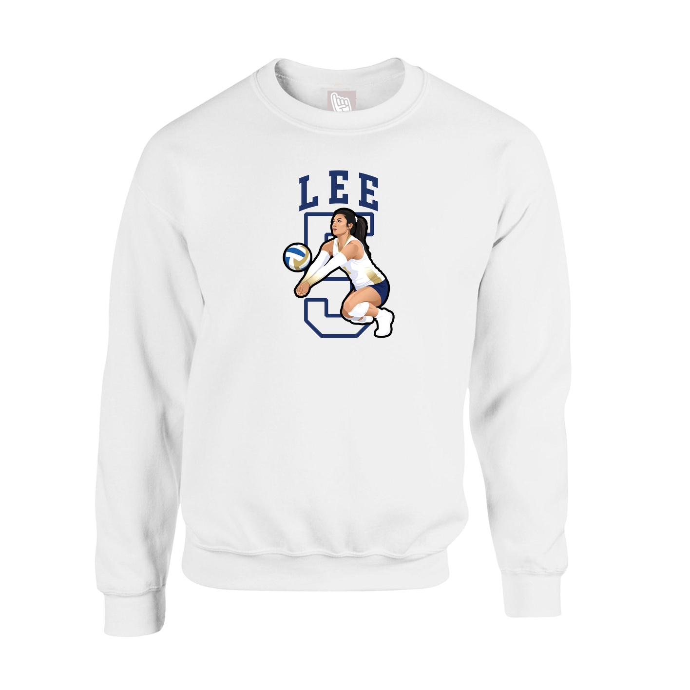 Fleece Crew — Shirsey in White