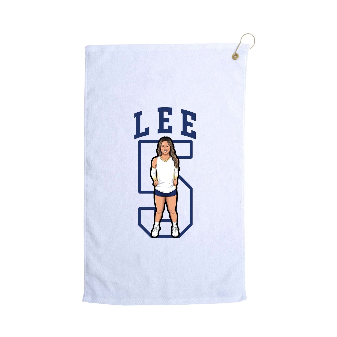 Golf Towel — Shirsey in White
