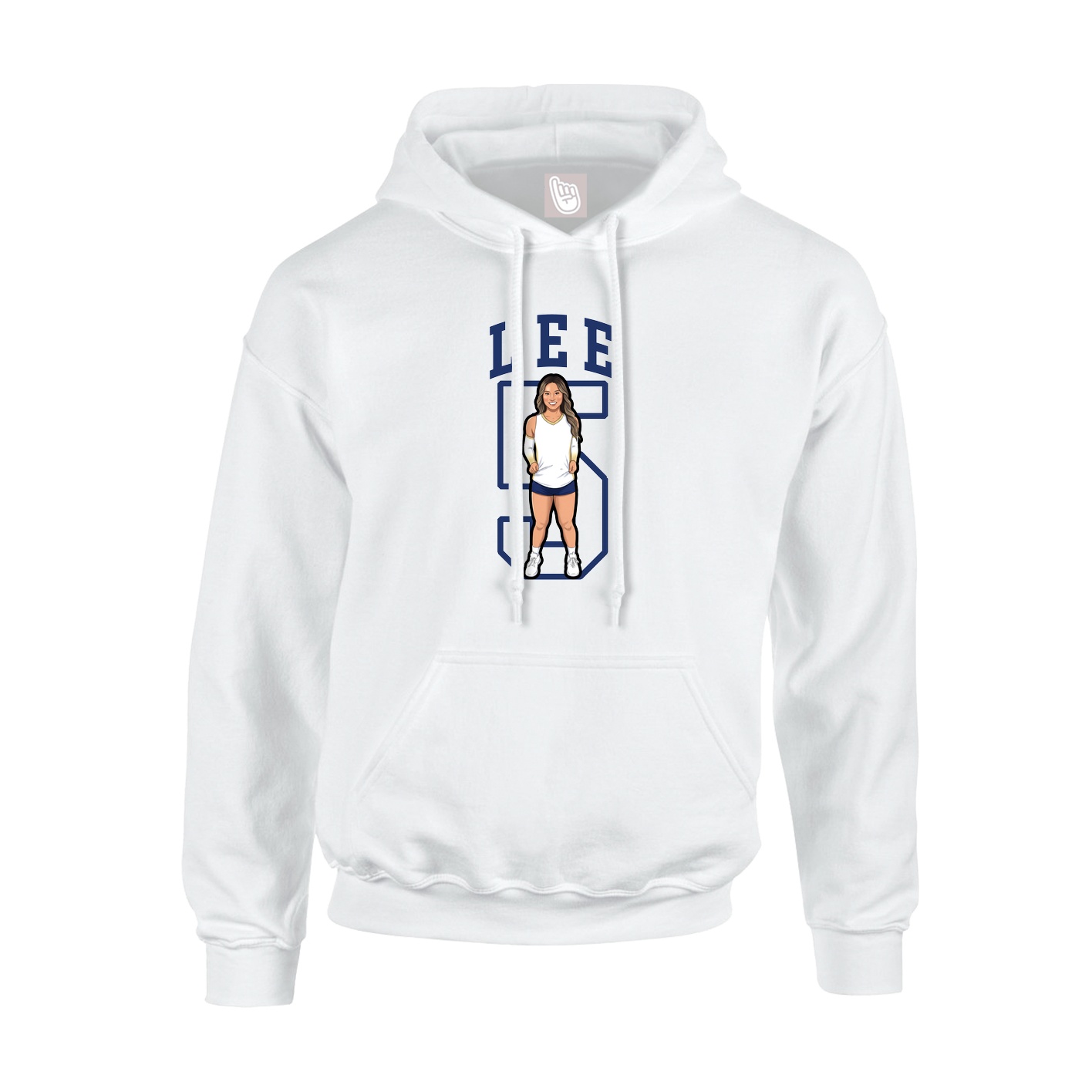 Hoodie — Shirsey in White
