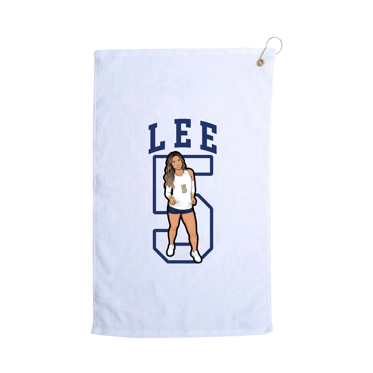 Golf Towel — Shirsey in White
