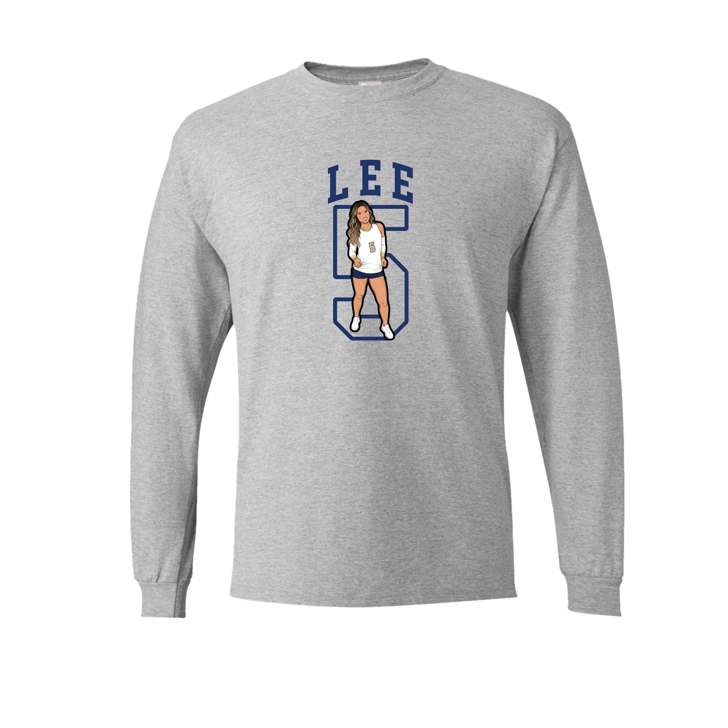 Long Sleeve Tee — Shirsey in Grey