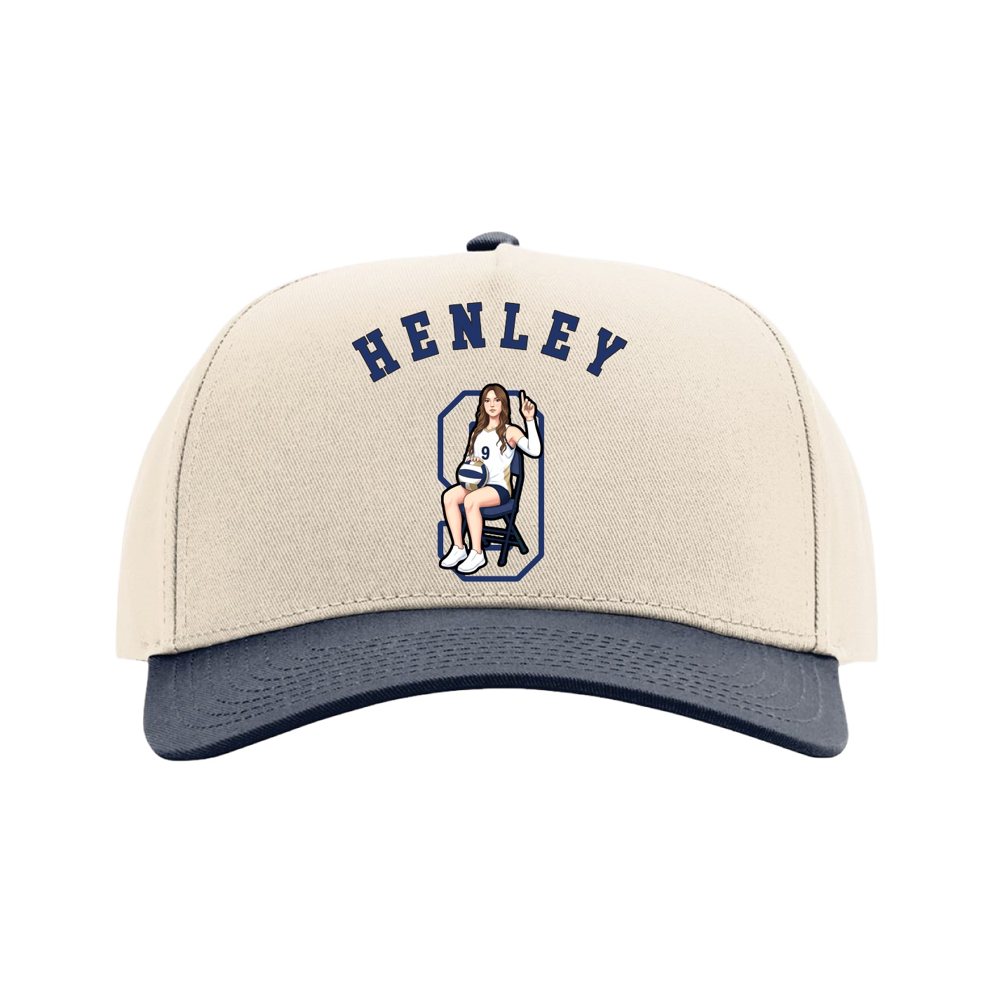 Full Fabric Five-Panel Champ Cap