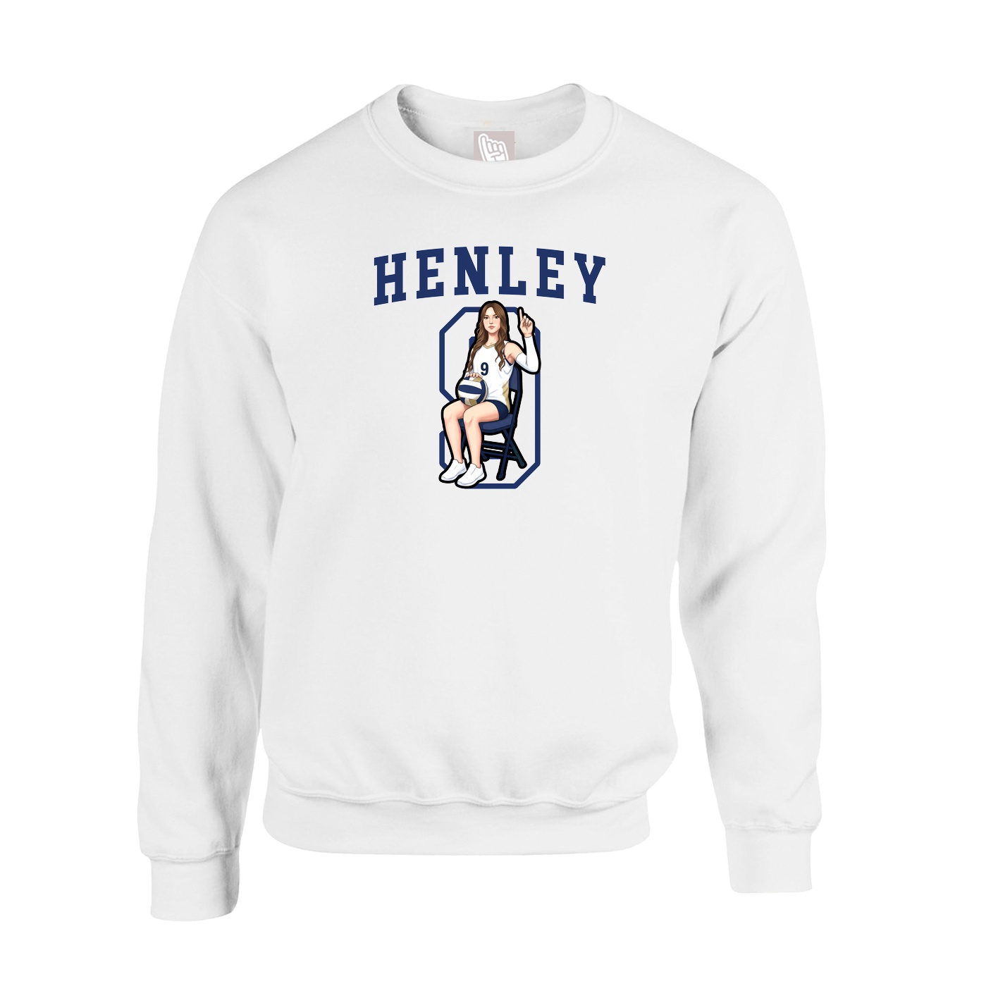 Fleece Crew — Shirsey in White