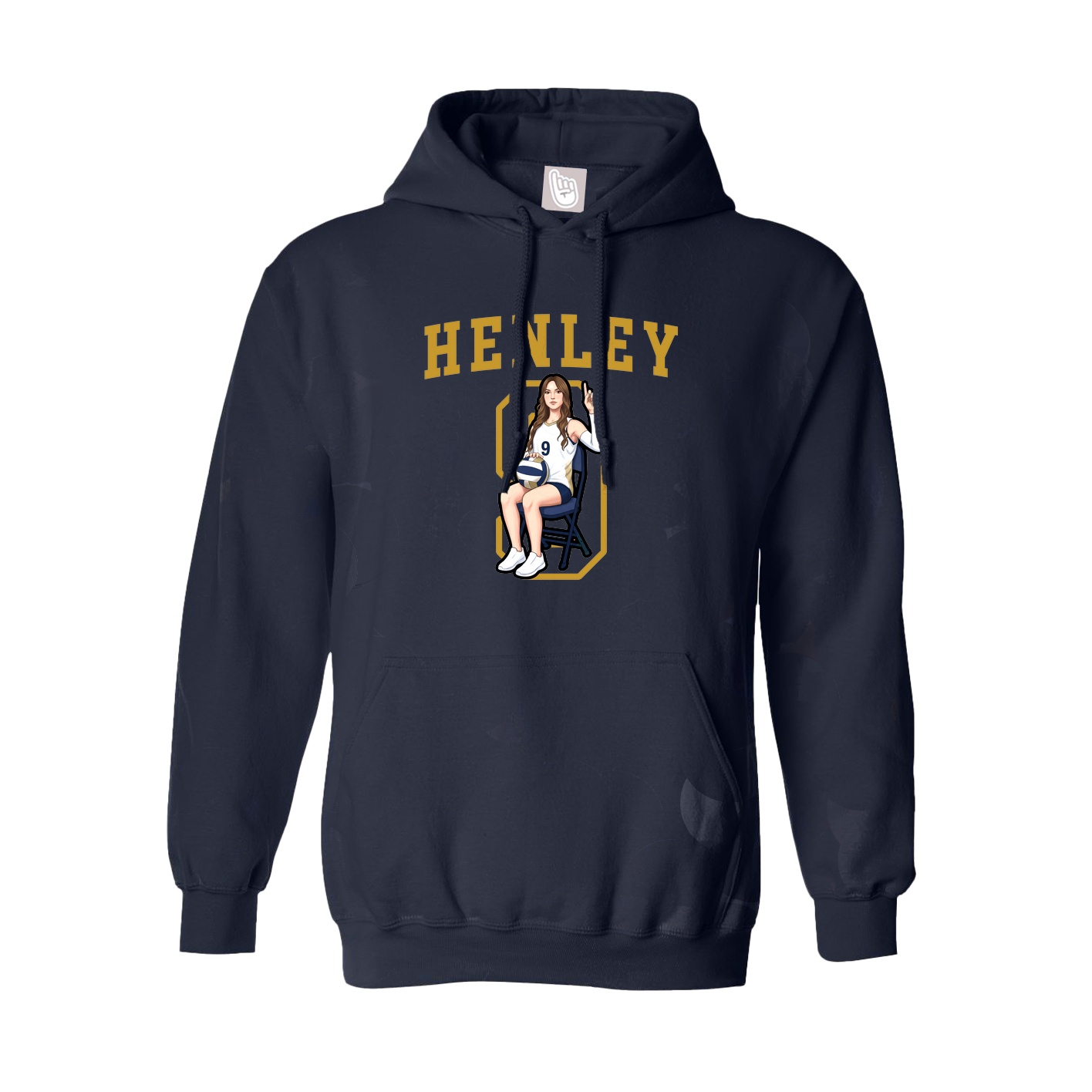 Youth Hoodie — Shirsey in Navy