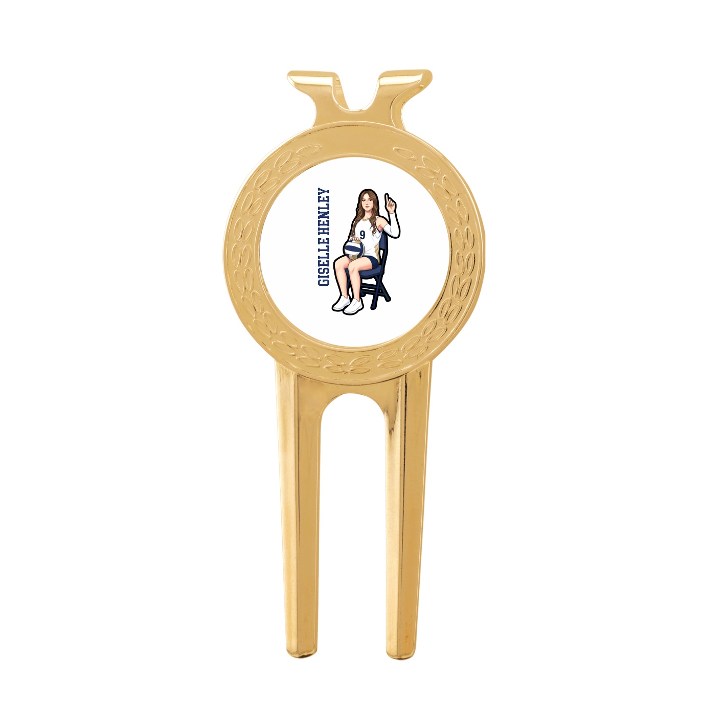 Divot Tool with Ball Marker — Name Vertical in Classic