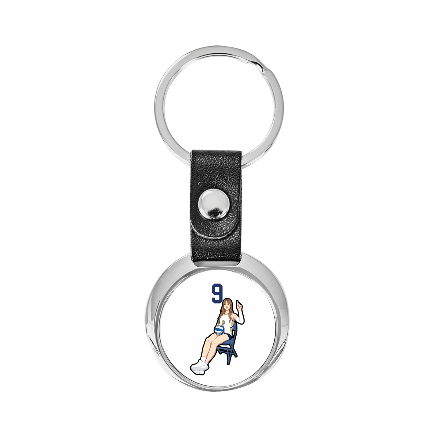 Key Chain — Number Top in Classic