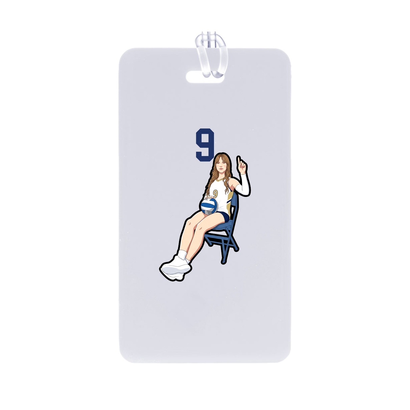 Bag Tag — Number Top in Classic