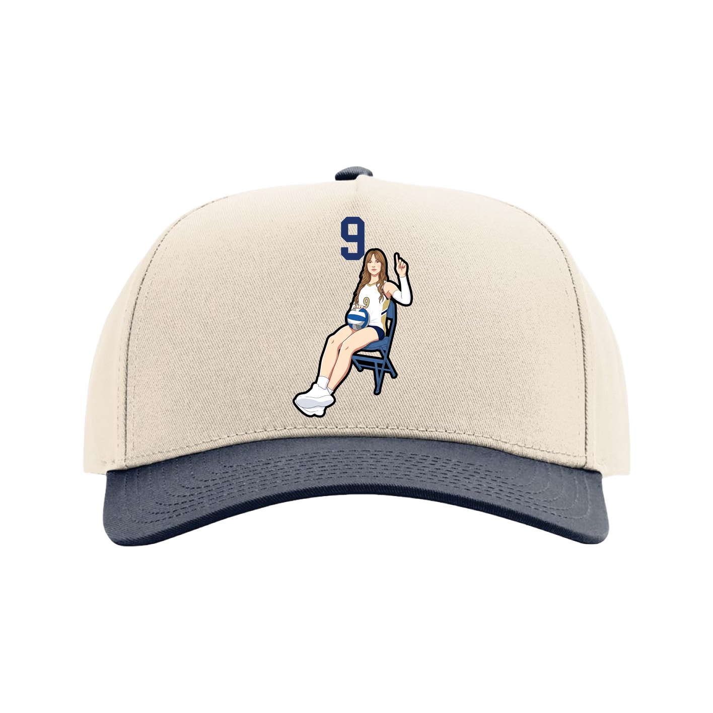 Full Fabric Five-Panel Champ Cap