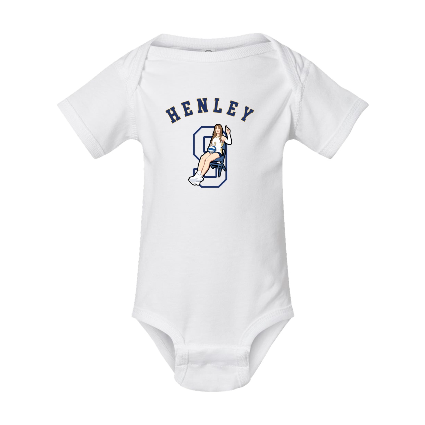 Baby Onesie — Shirsey Arch in White