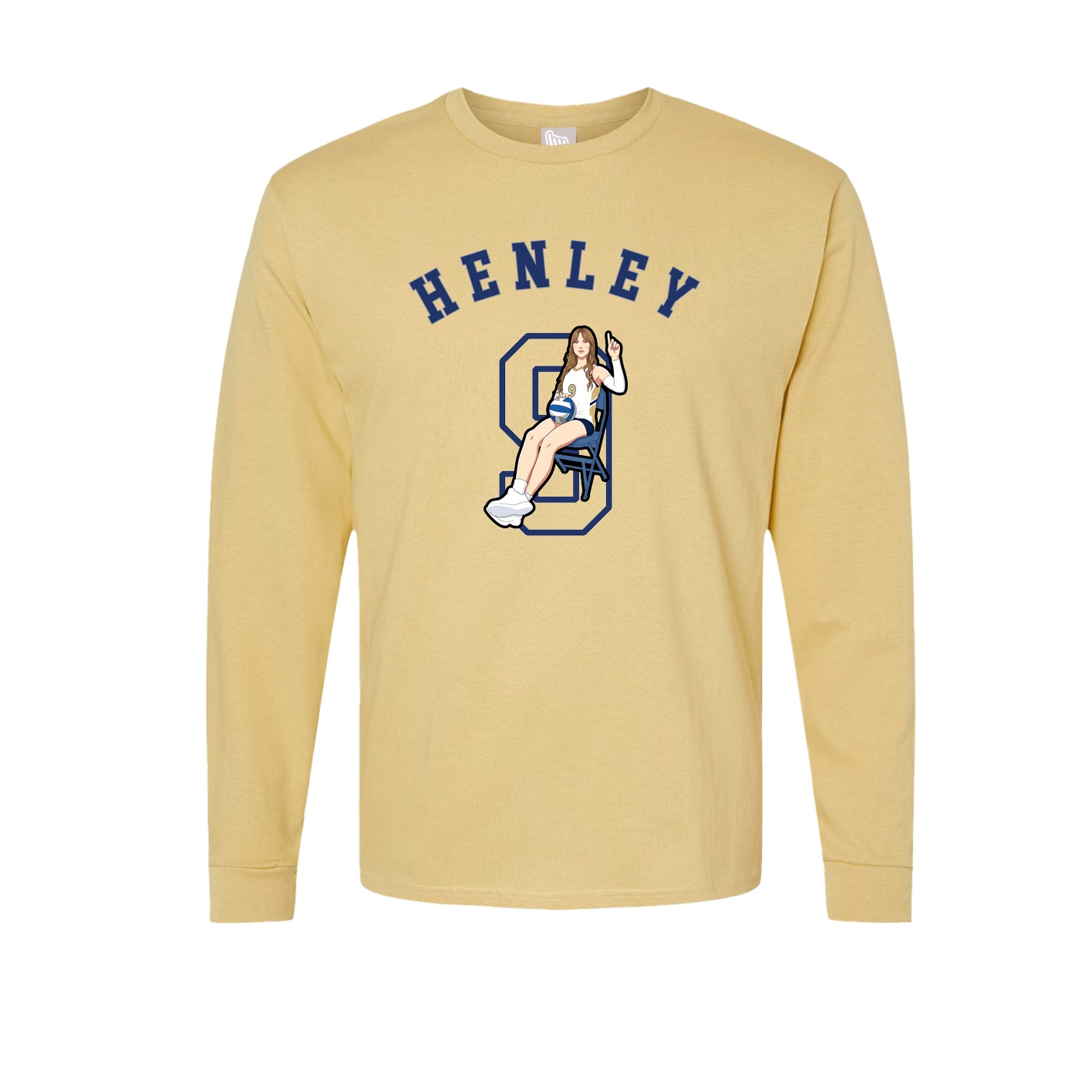 Long Sleeve Tee — Shirsey Arch in Vegas Gold