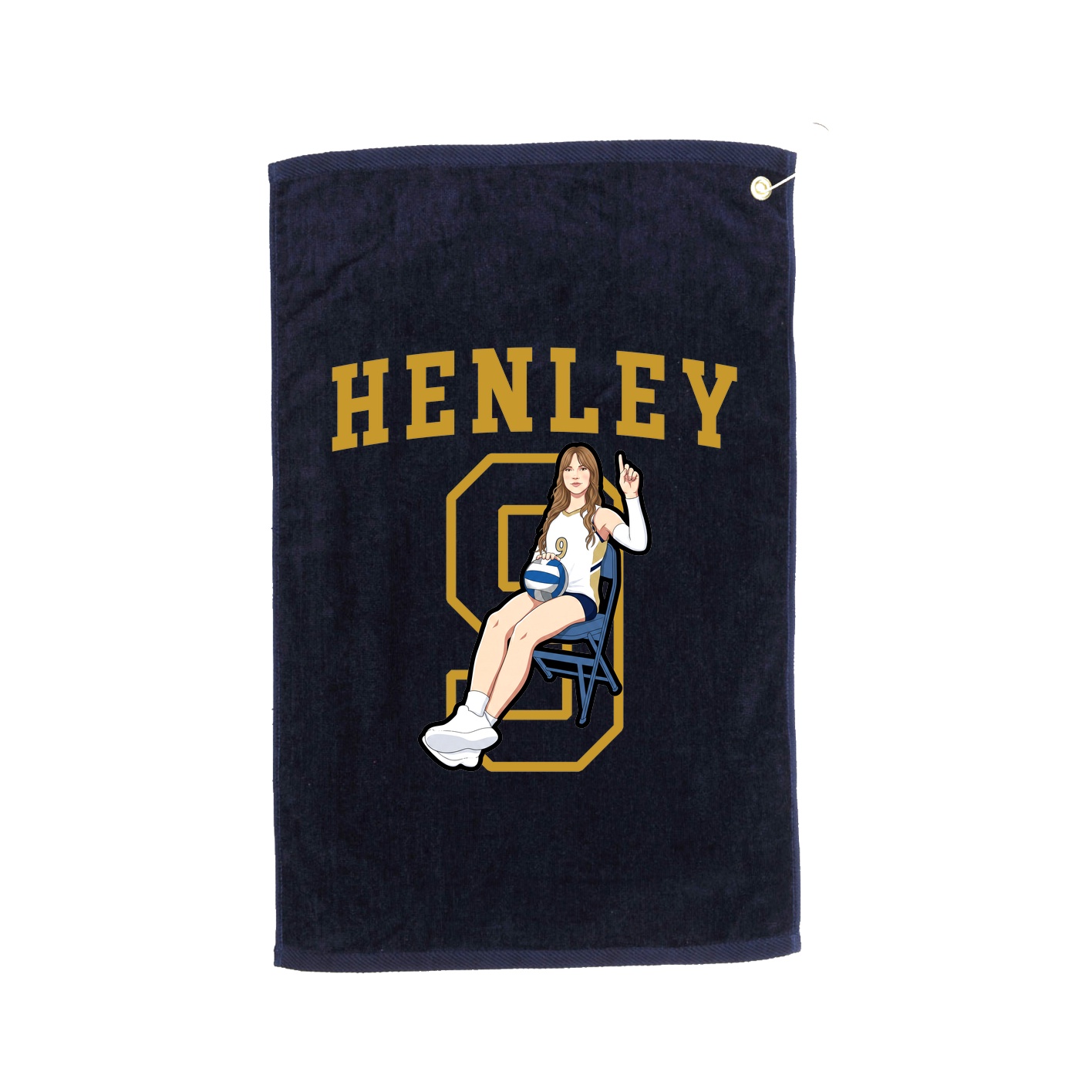 Golf Towel — Shirsey in Navy