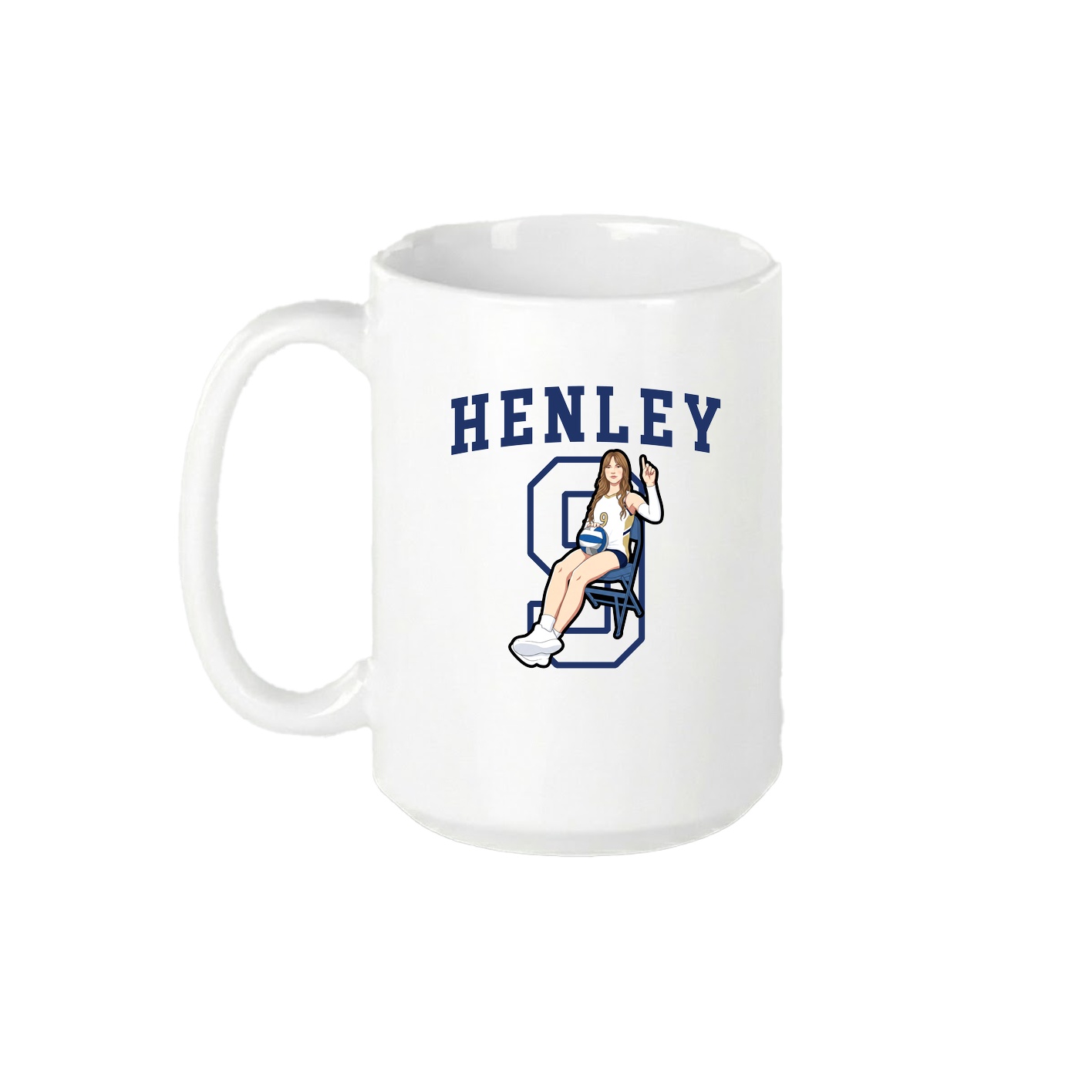 15oz Coffee Mug — Shirsey in White