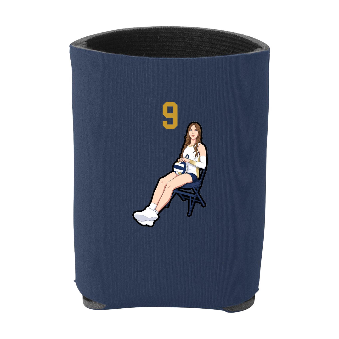 Can Holder — Number Top in Navy