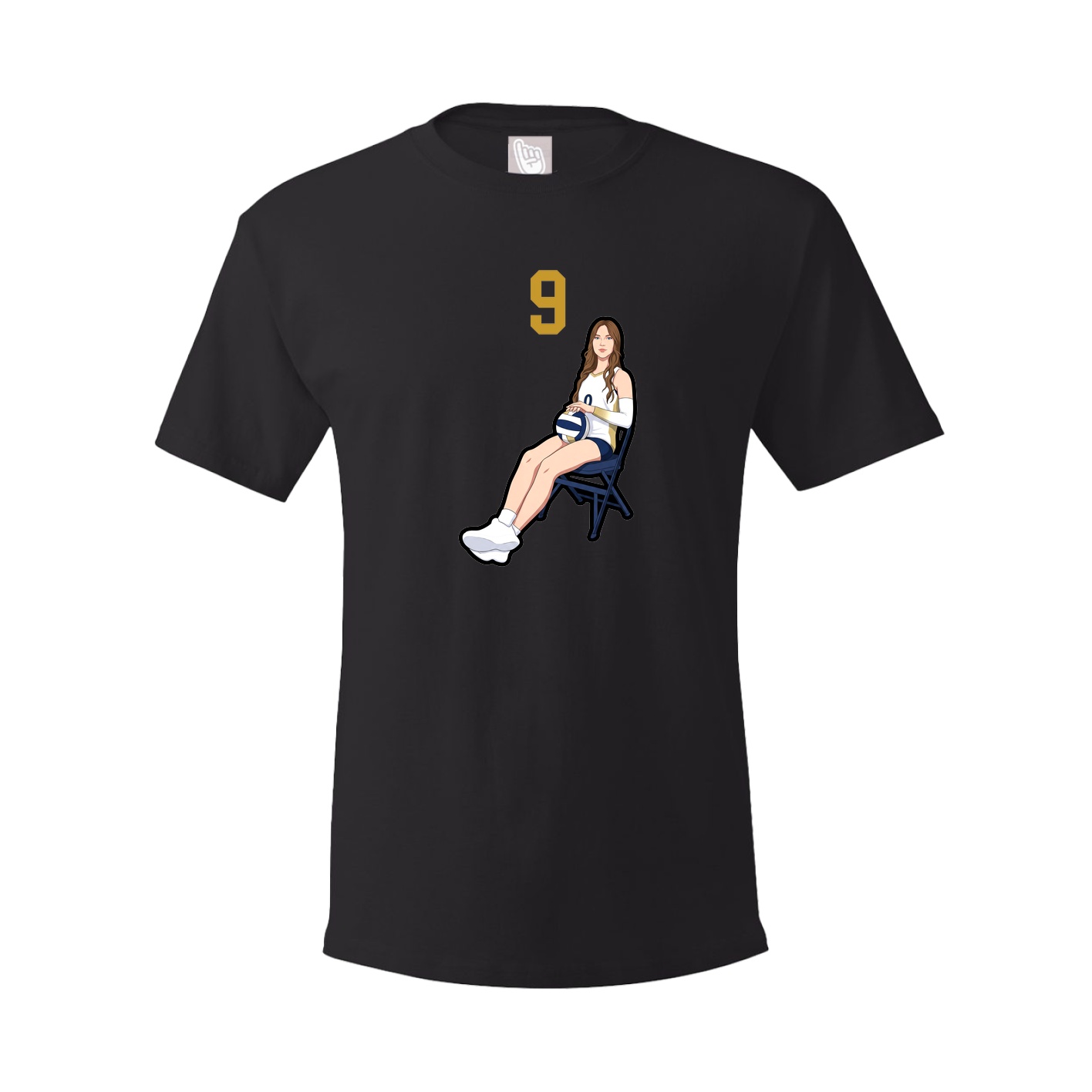 Tee — Number Top in Black