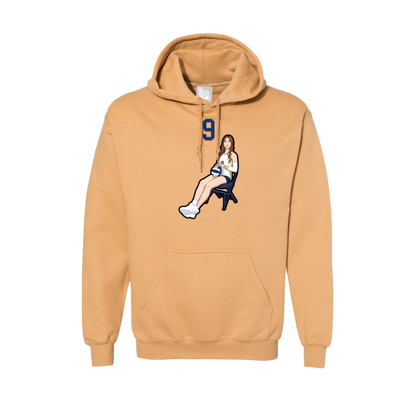 Hoodie — Number Top in Vegas Gold