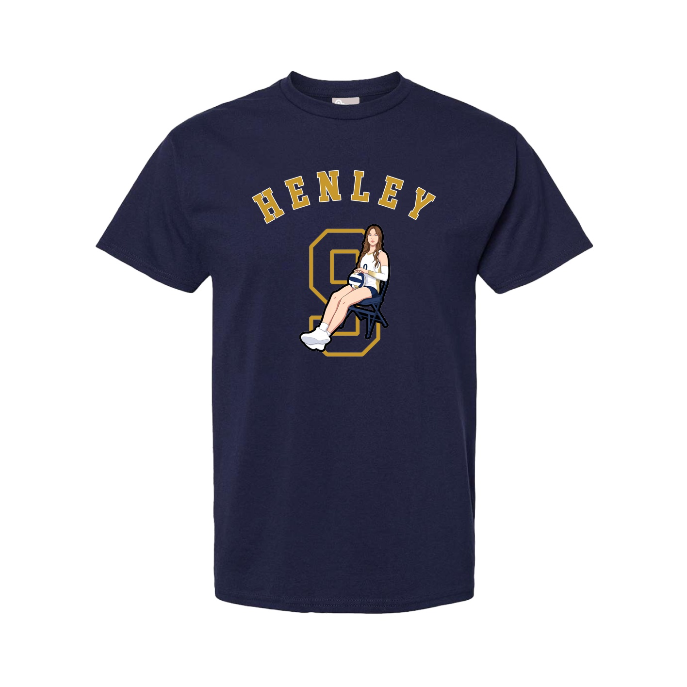 Youth Tee — Shirsey Arch in Navy