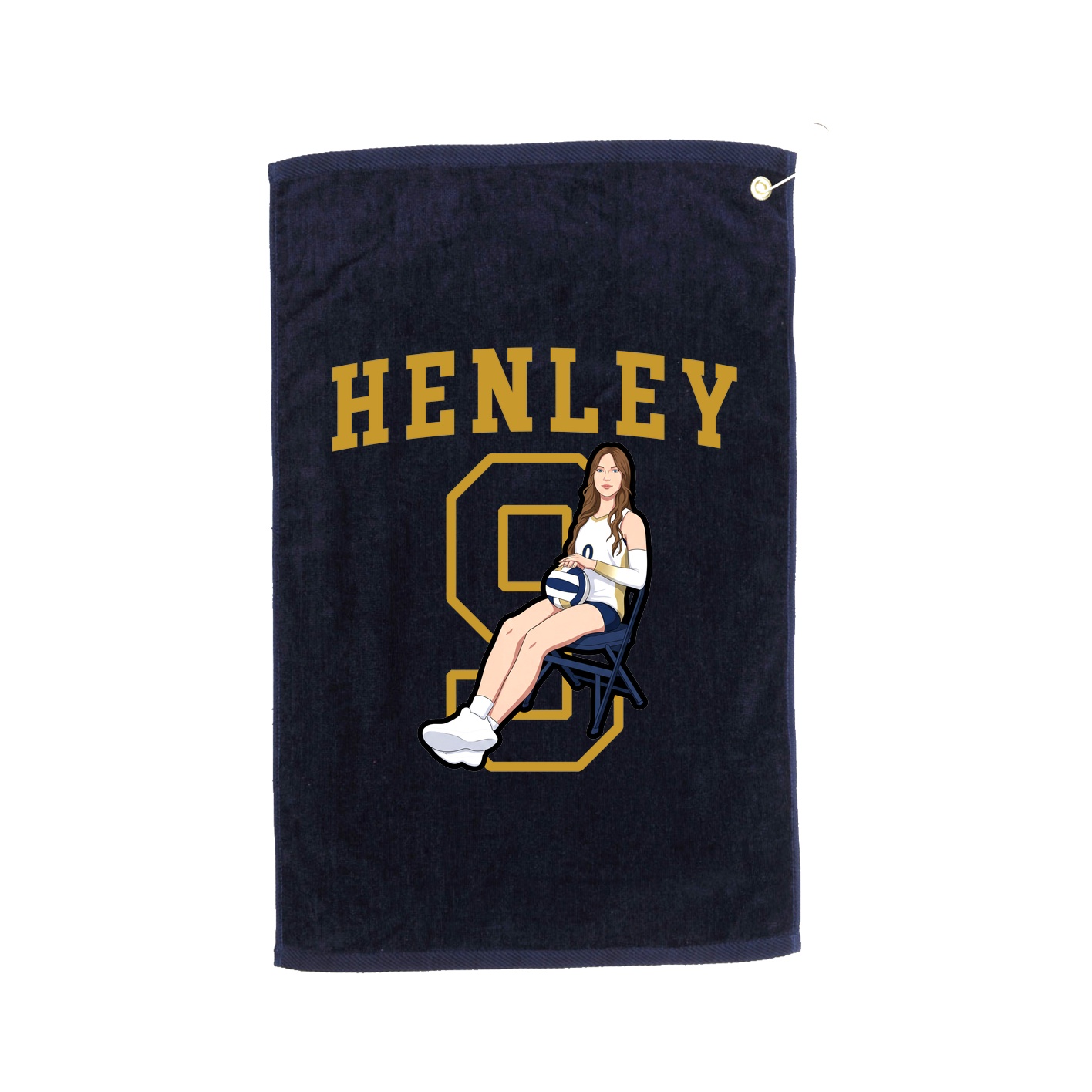 Golf Towel — Shirsey in Navy