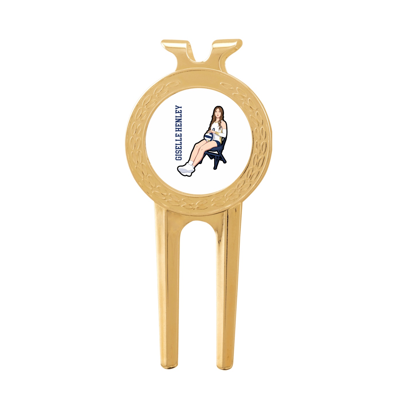 Divot Tool with Ball Marker — Name Vertical in Classic