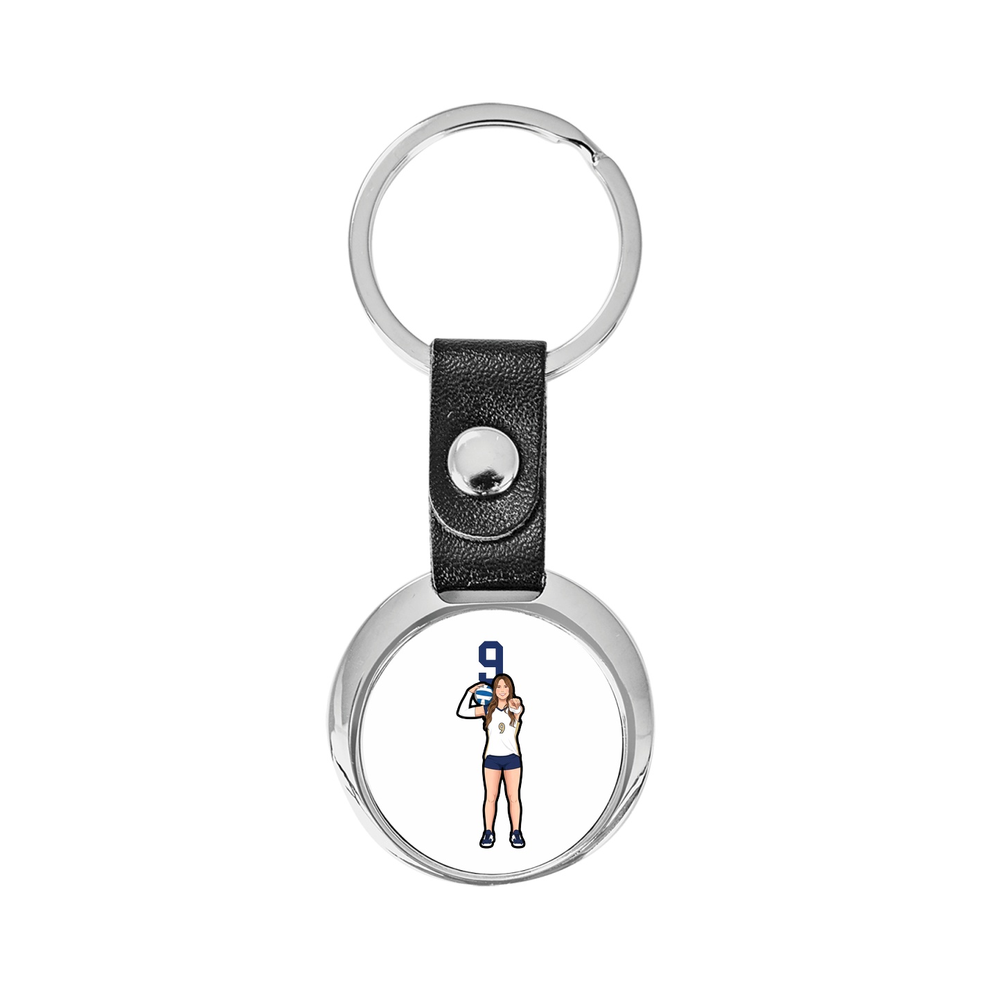 Key Chain — Number Top in Classic
