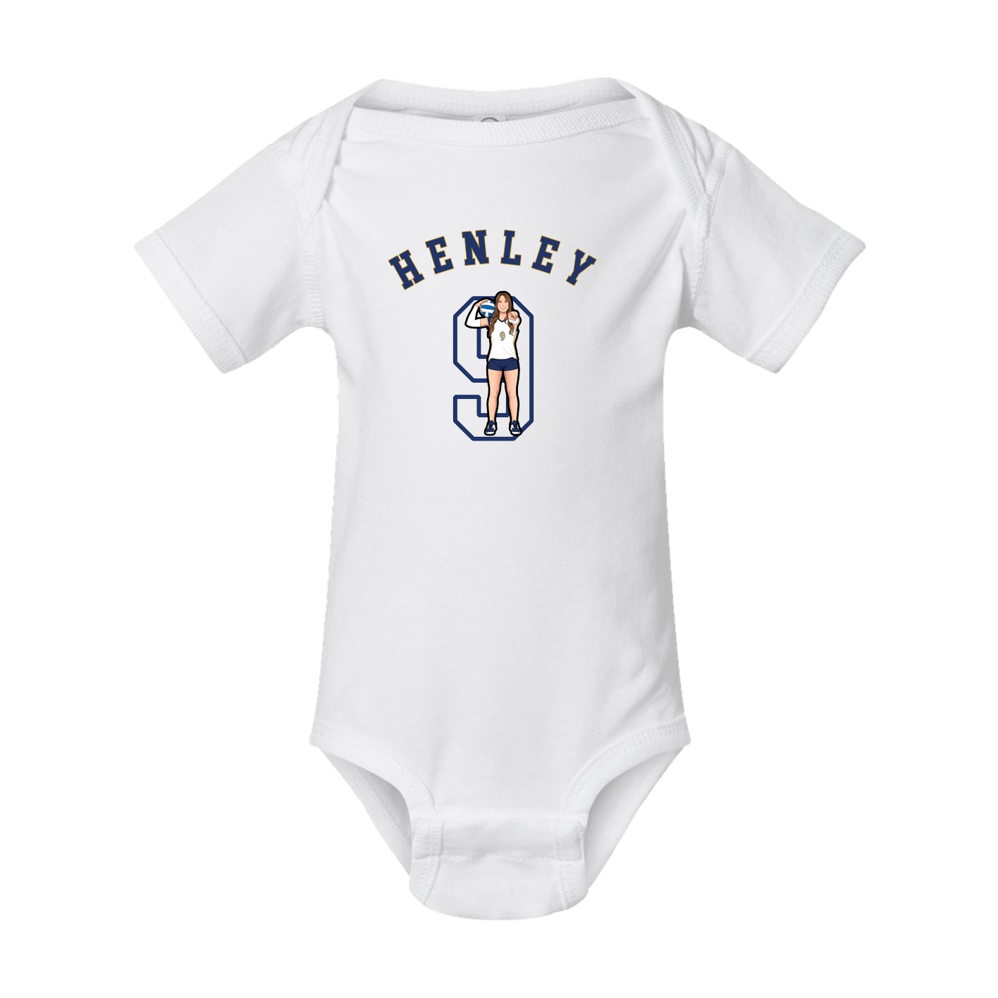 Baby Onesie — Shirsey Arch in White