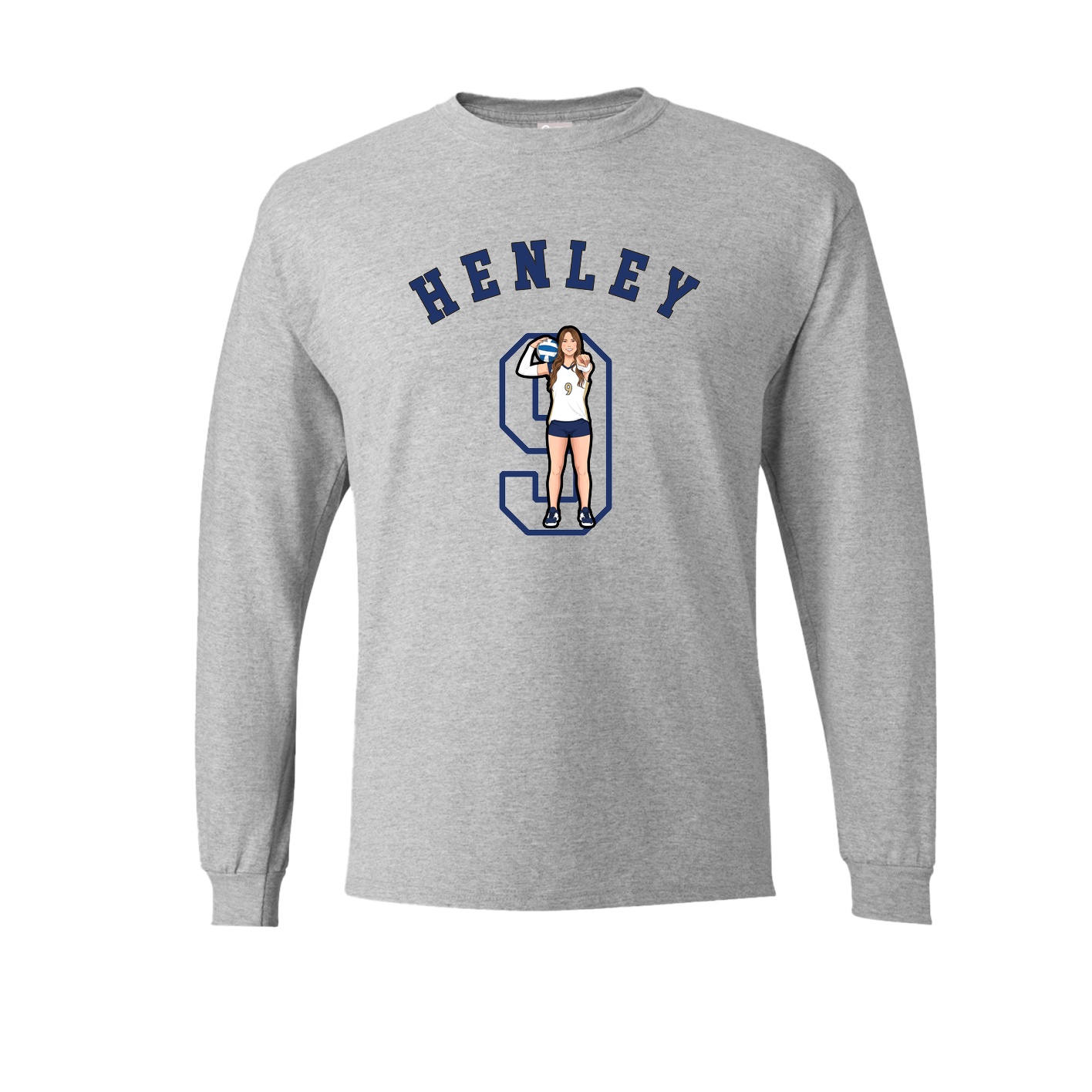 Long Sleeve Tee — Shirsey Arch in Grey