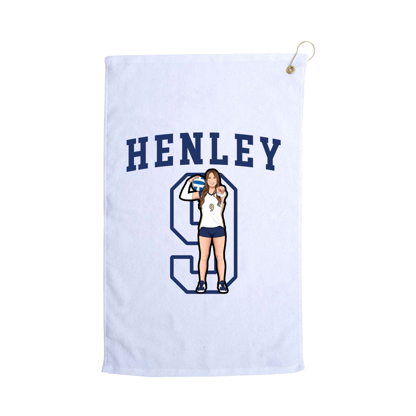 Golf Towel — Shirsey in White
