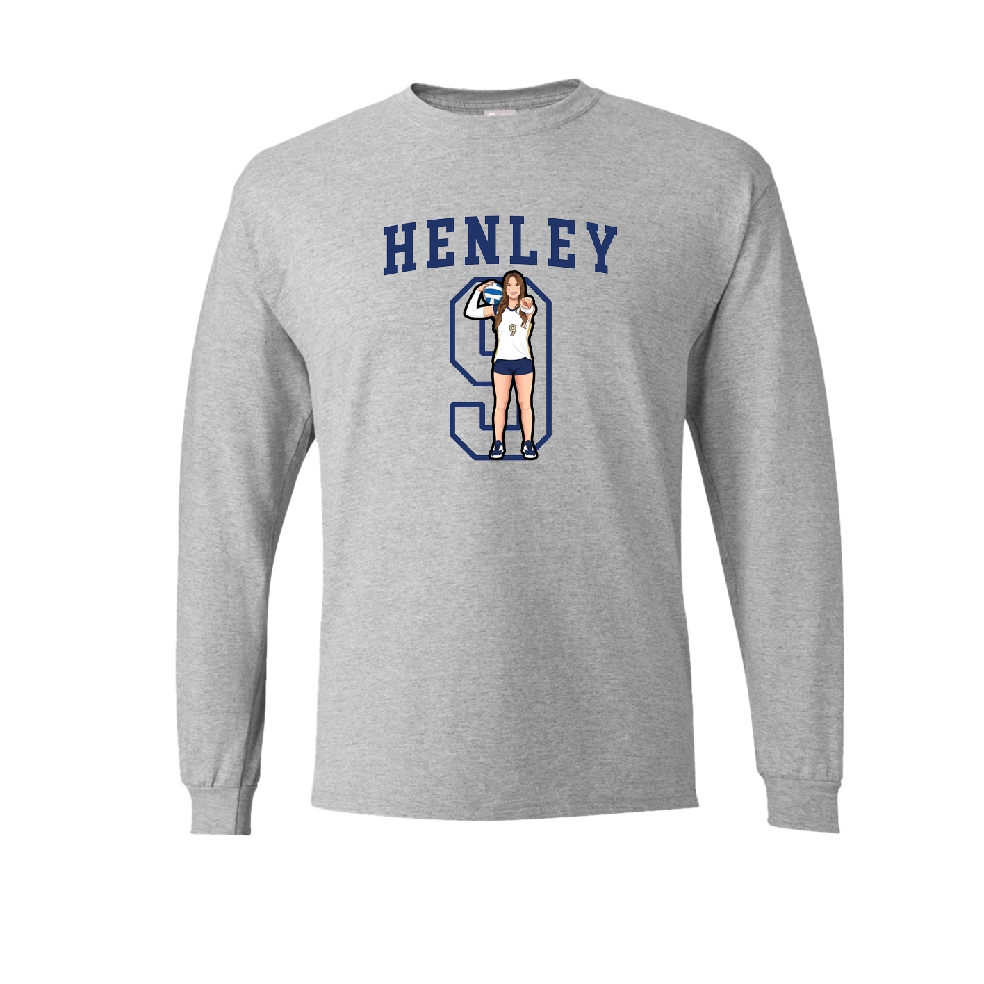 Long Sleeve Tee — Shirsey in Grey
