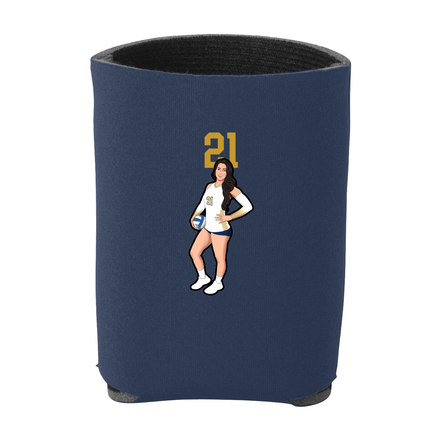 Can Holder — Number Top in Navy