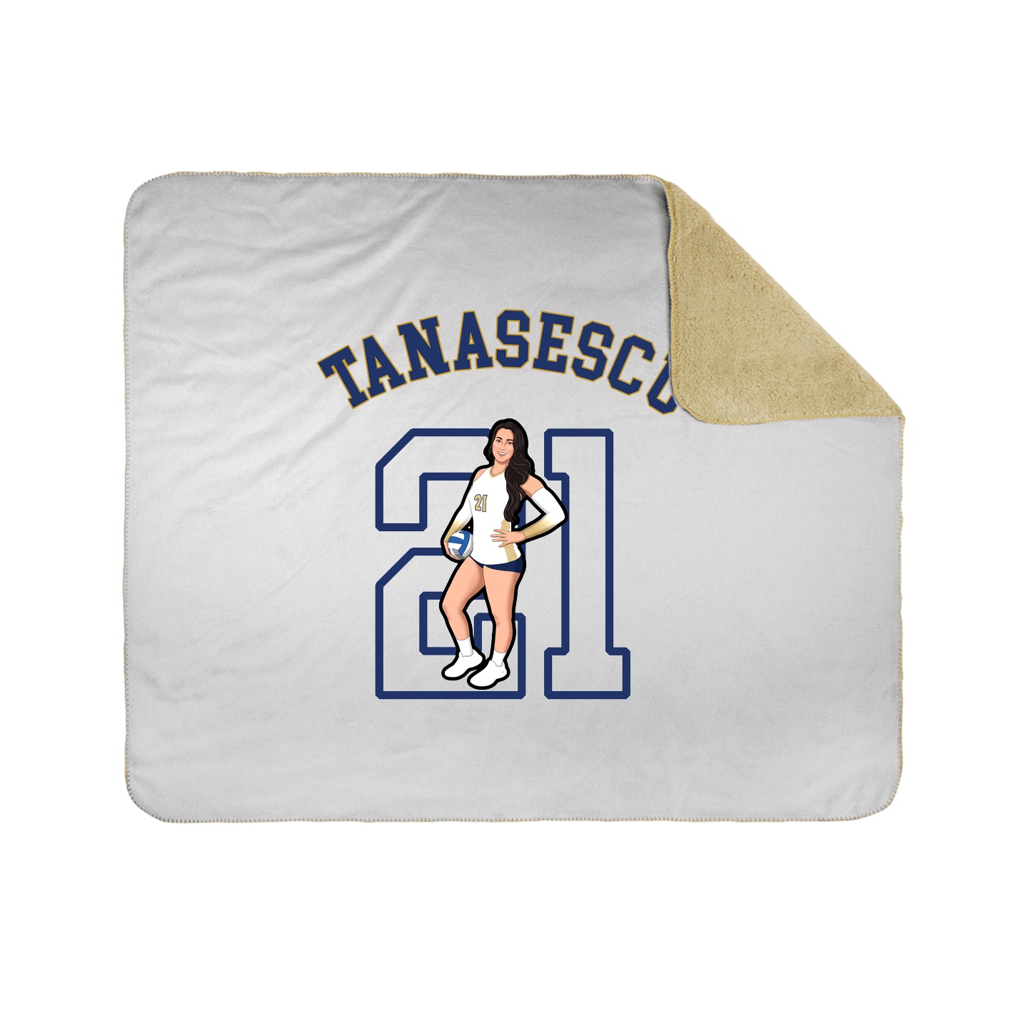 Throw Blanket — Shirsey Arch in White