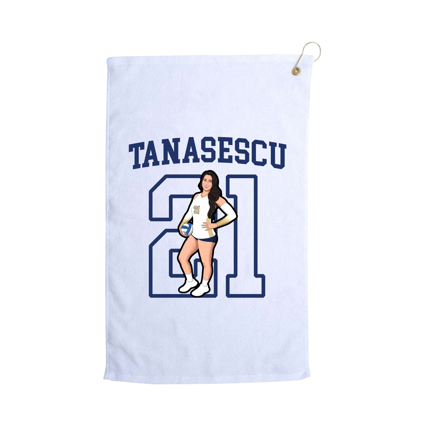 Golf Towel — Shirsey in White