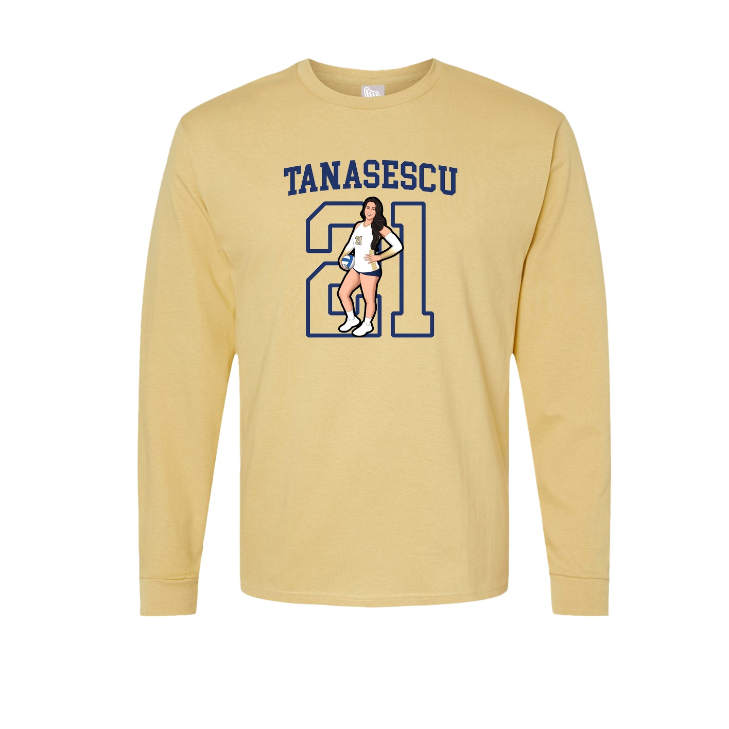 Long Sleeve Tee — Shirsey in Vegas Gold